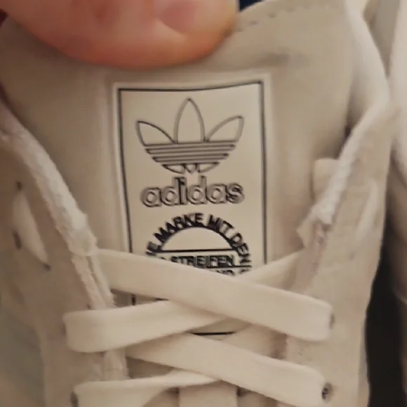 Adidas Samba Greige Suede Sneakers - Picture 4 of 8